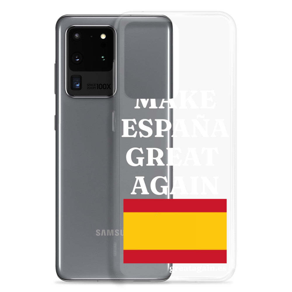 Carcasa transparente Samsung® Make España Great Again