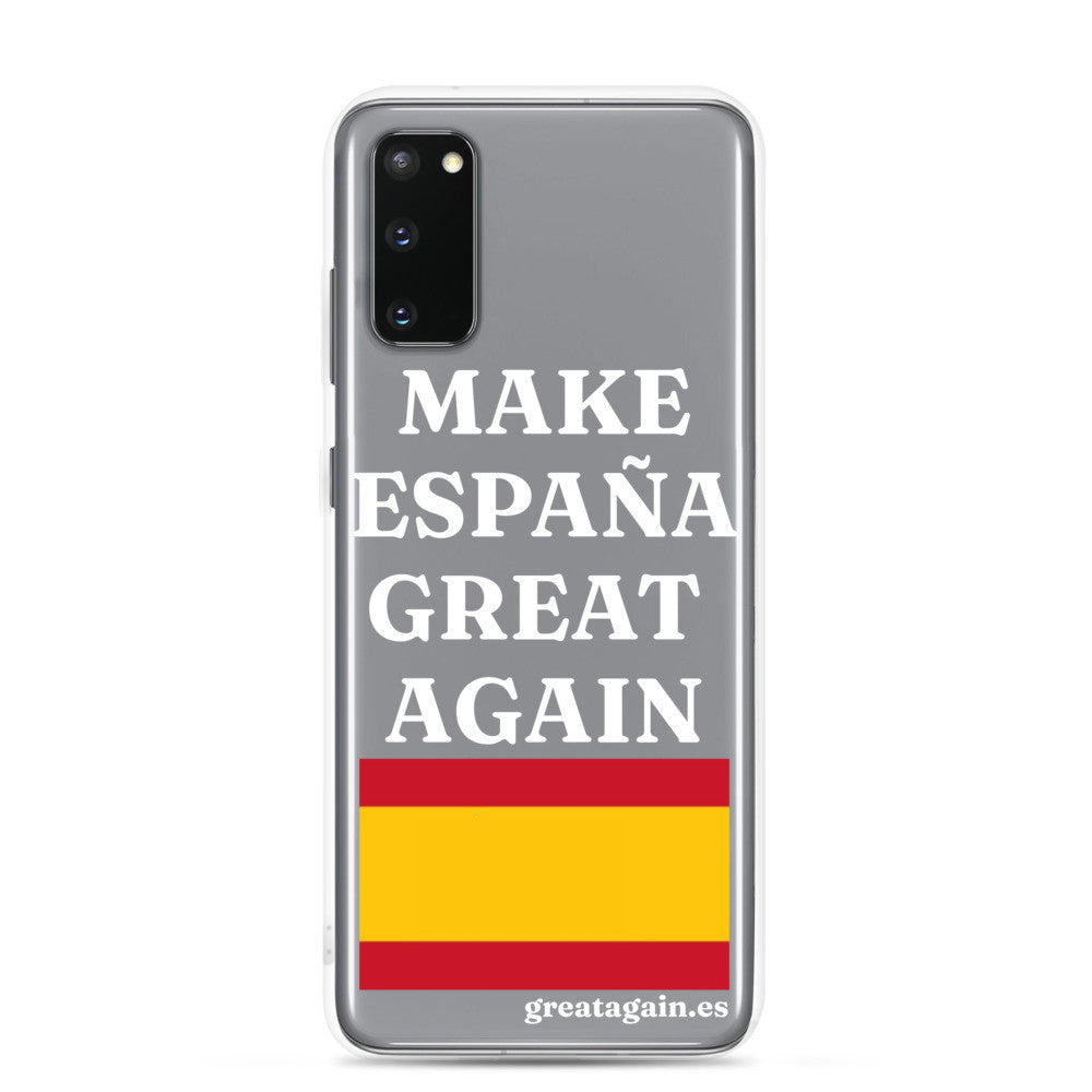 Carcasa transparente Samsung® Make España Great Again
