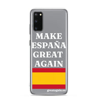 Carcasa transparente Samsung® Make España Great Again