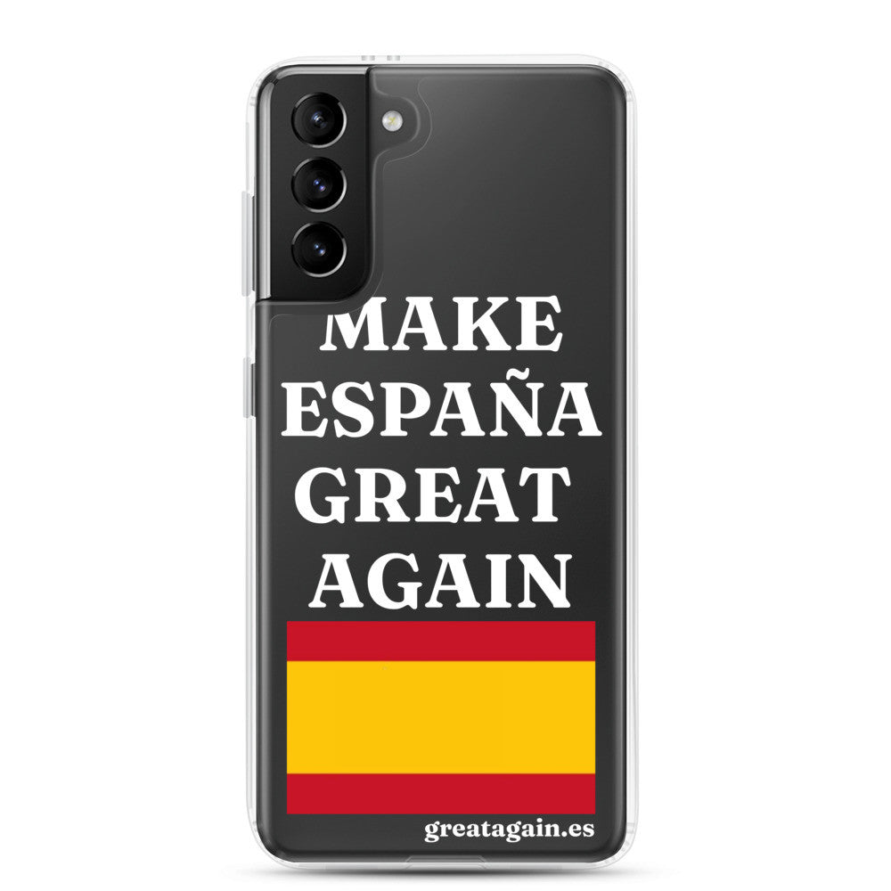 Carcasa transparente Samsung® Make España Great Again