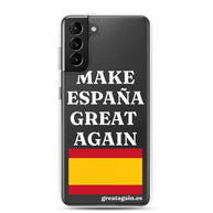 Carcasa transparente Samsung® Make España Great Again