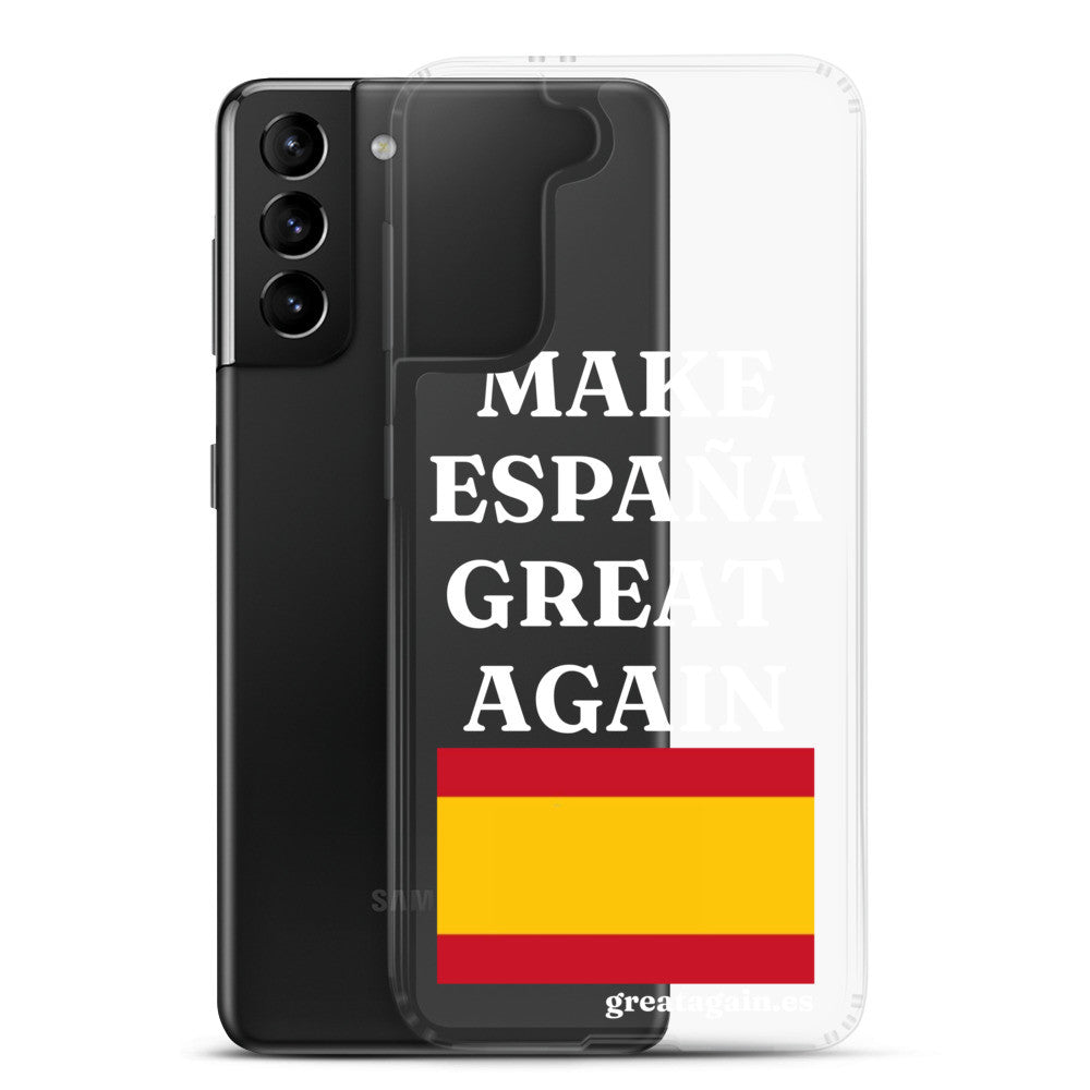 Carcasa transparente Samsung® Make España Great Again