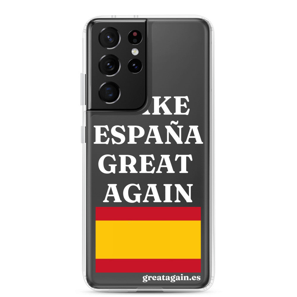 Carcasa transparente Samsung® Make España Great Again
