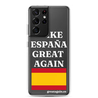 Carcasa transparente Samsung® Make España Great Again