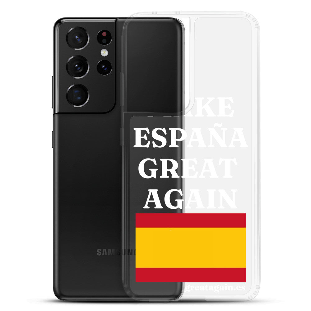 Carcasa transparente Samsung® Make España Great Again