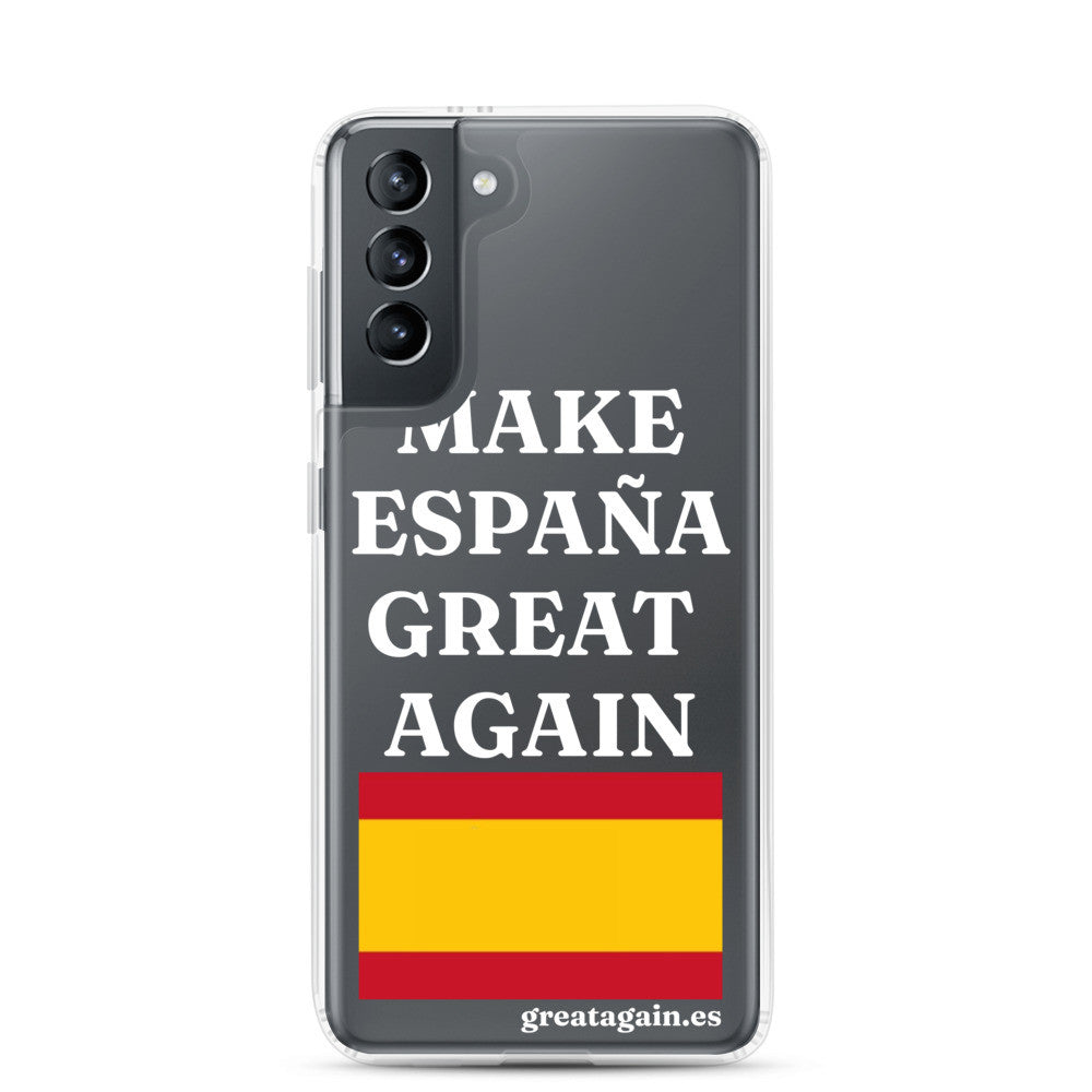 Carcasa transparente Samsung® Make España Great Again