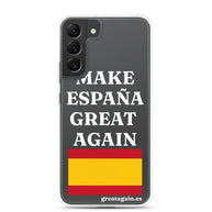 Carcasa transparente Samsung® Make España Great Again