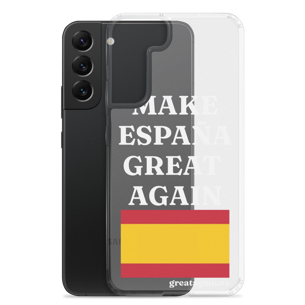 Carcasa transparente Samsung® Make España Great Again
