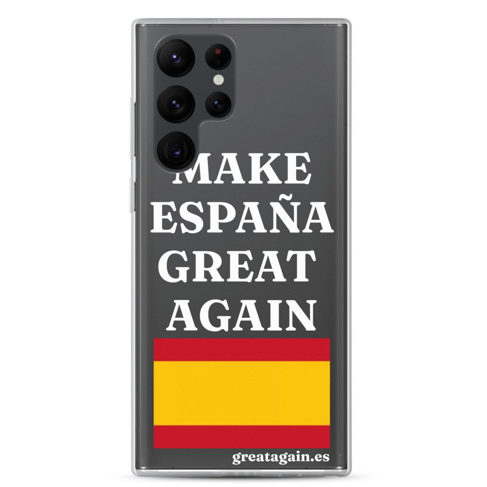 Carcasa transparente Samsung® Make España Great Again