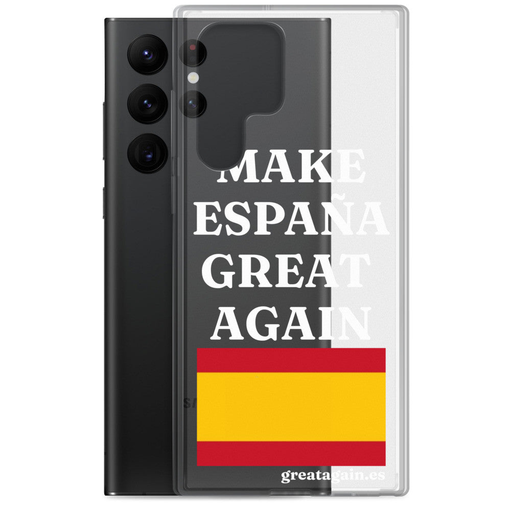 Carcasa transparente Samsung® Make España Great Again
