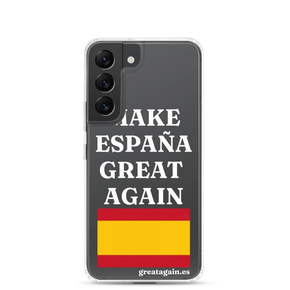Carcasa transparente Samsung® Make España Great Again