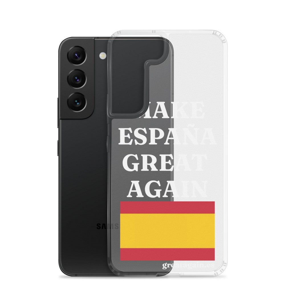 Carcasa transparente Samsung® Make España Great Again