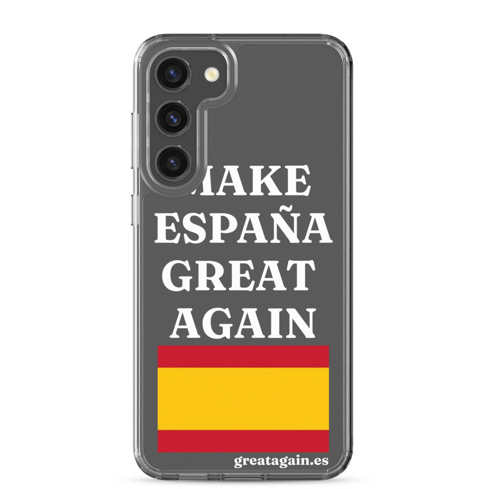 Carcasa transparente Samsung® Make España Great Again