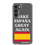Carcasa transparente Samsung® Make España Great Again