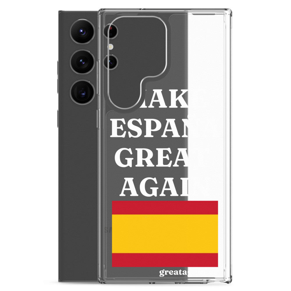 Carcasa transparente Samsung® Make España Great Again