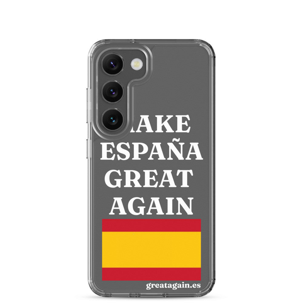 Carcasa transparente Samsung® Make España Great Again