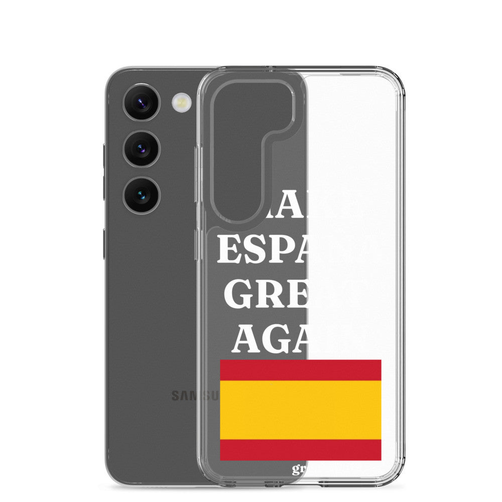 Carcasa transparente Samsung® Make España Great Again