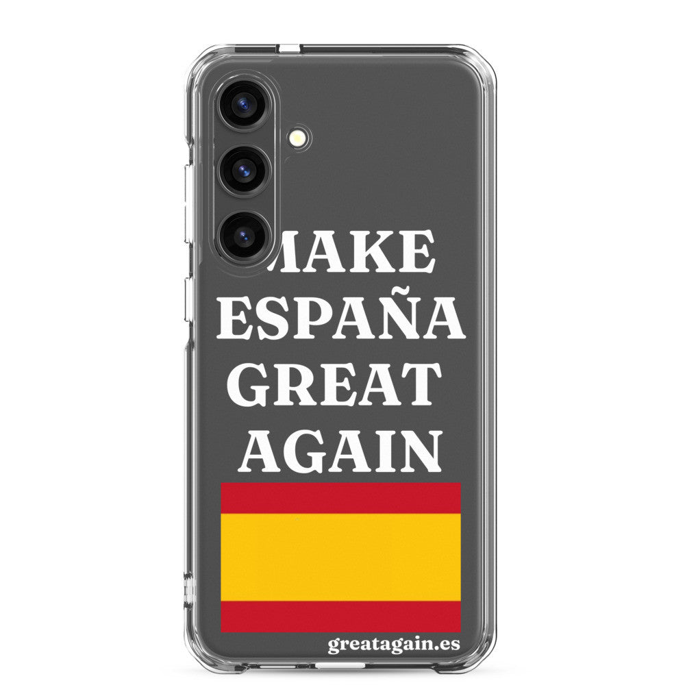 Carcasa transparente Samsung® Make España Great Again