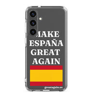 Carcasa transparente Samsung® Make España Great Again