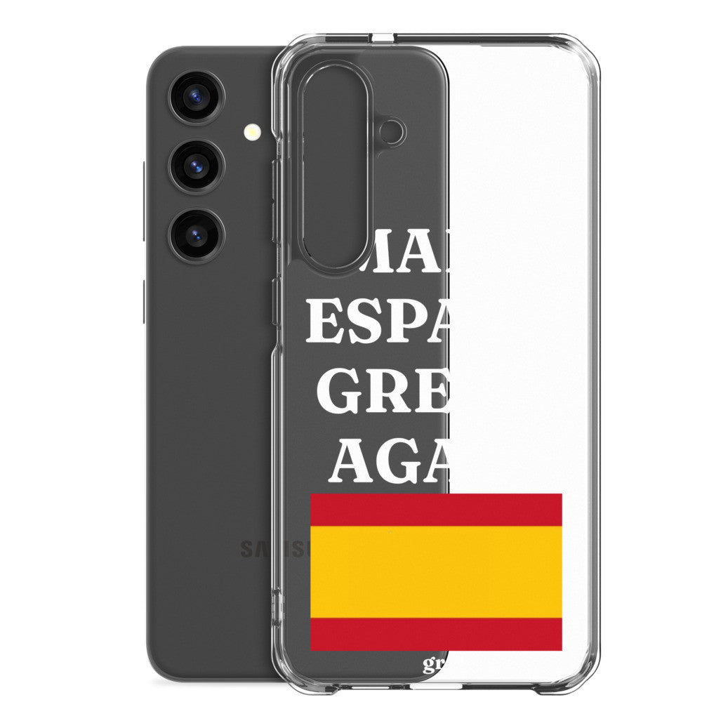 Carcasa transparente Samsung® Make España Great Again