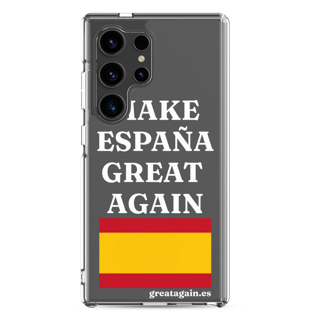Carcasa transparente Samsung® Make España Great Again