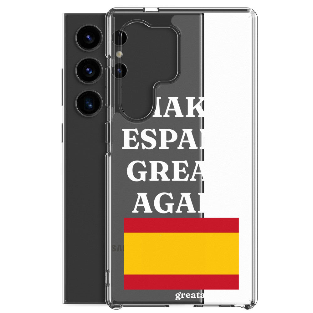 Carcasa transparente Samsung® Make España Great Again
