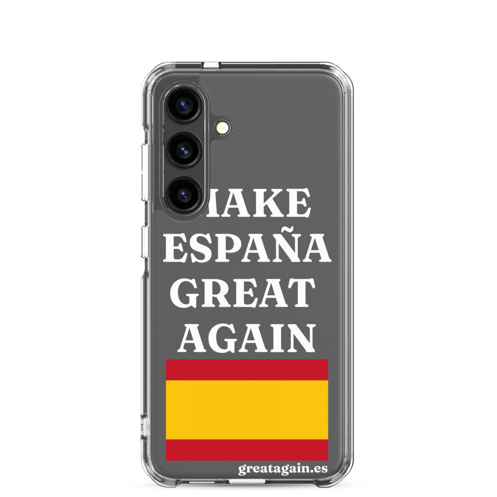Carcasa transparente Samsung® Make España Great Again