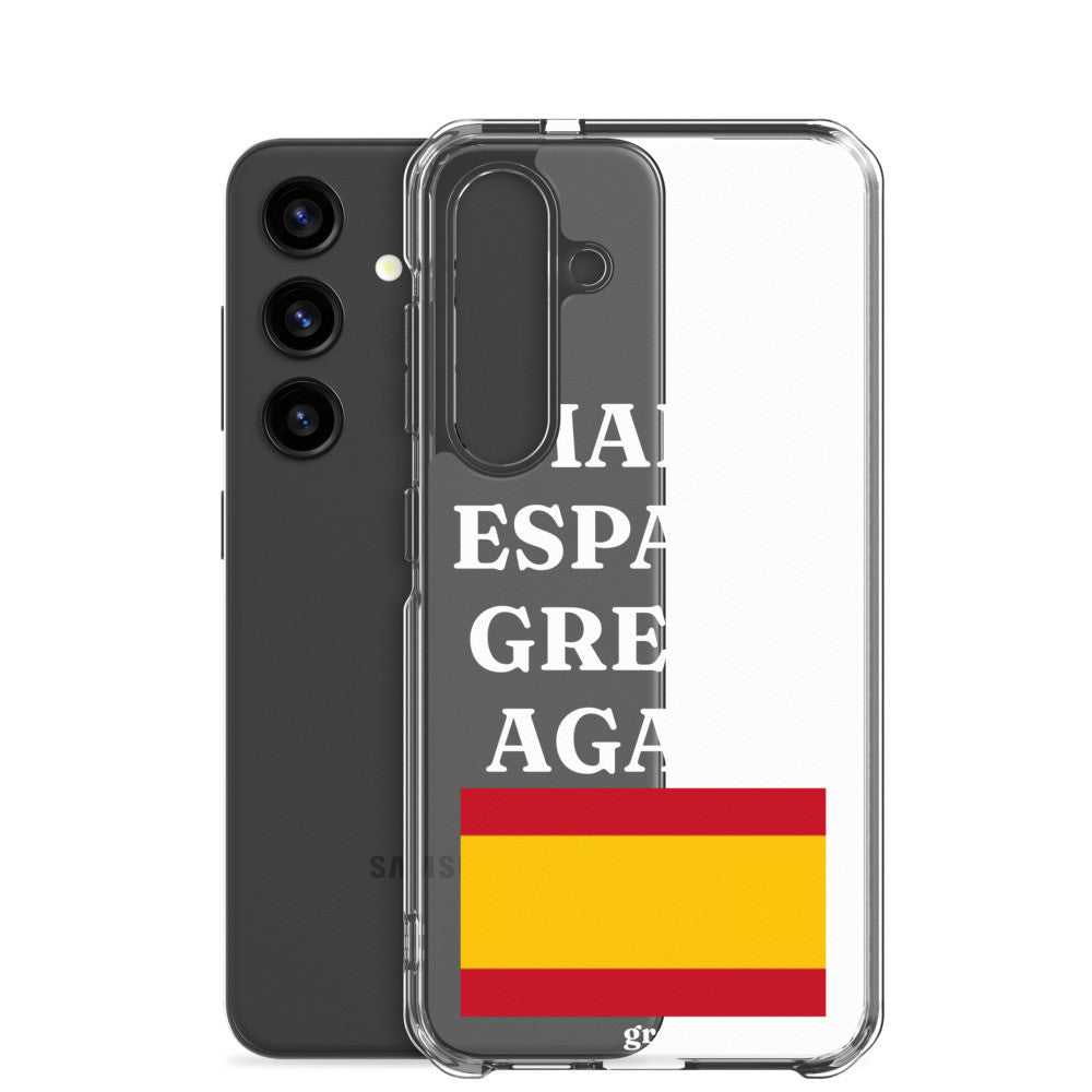 Carcasa transparente Samsung® Make España Great Again