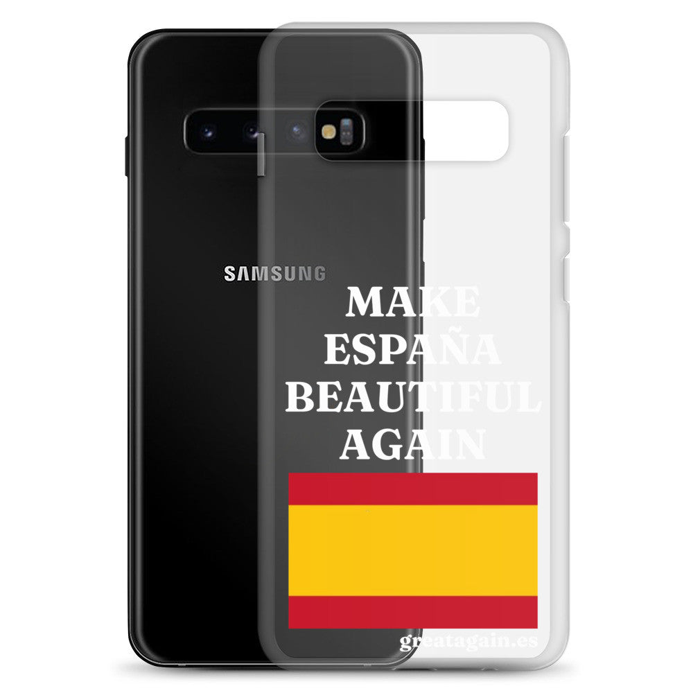 Carcasa transparente Samsung® Make España Beautiful Again