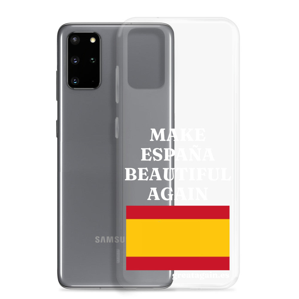 Carcasa transparente Samsung® Make España Beautiful Again