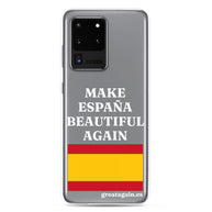 Carcasa transparente Samsung® Make España Beautiful Again