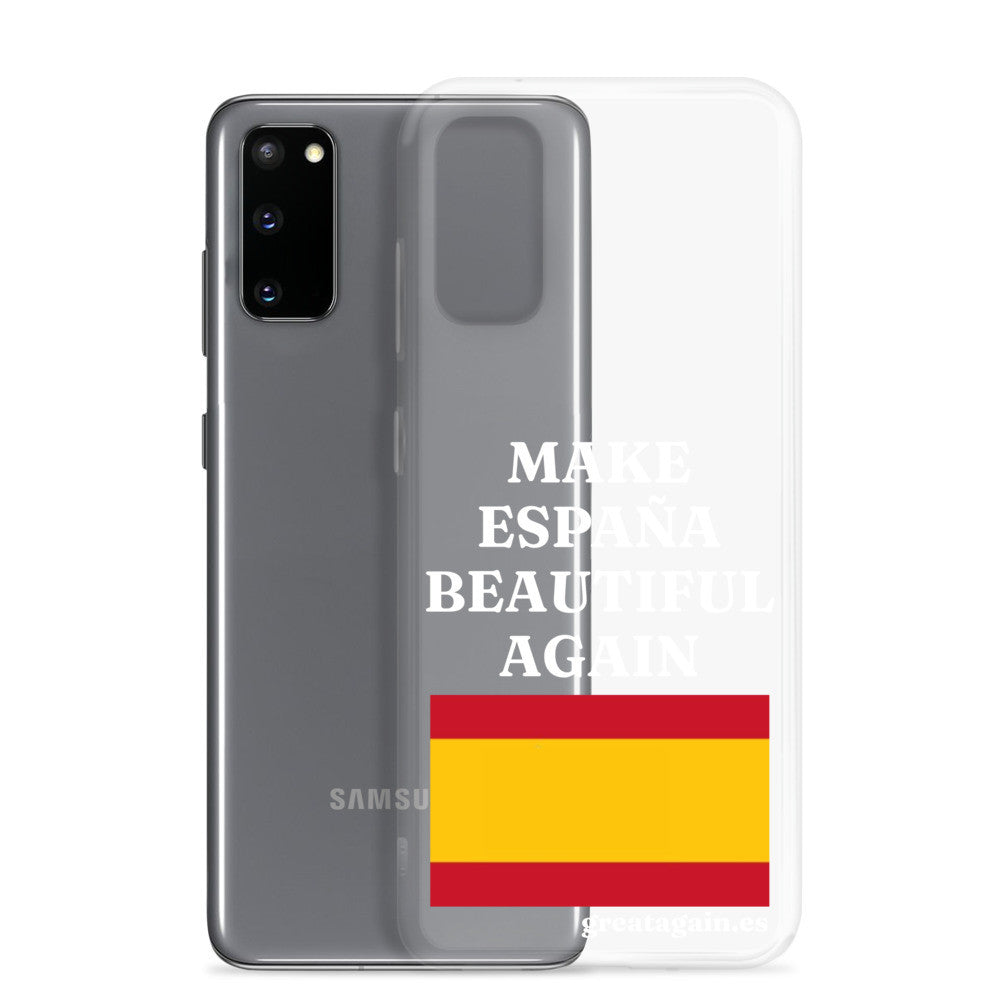 Carcasa transparente Samsung® Make España Beautiful Again