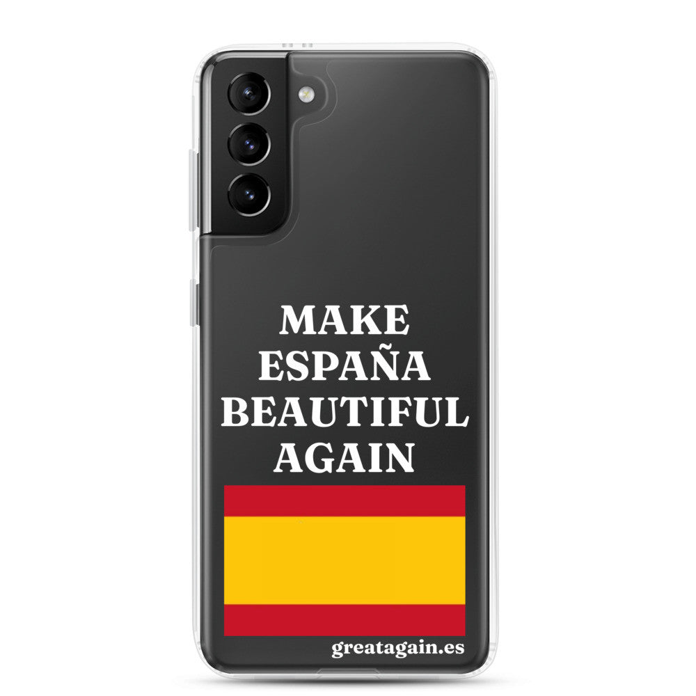 Carcasa transparente Samsung® Make España Beautiful Again