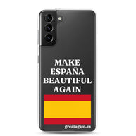 Carcasa transparente Samsung® Make España Beautiful Again