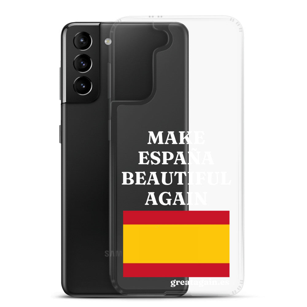 Carcasa transparente Samsung® Make España Beautiful Again
