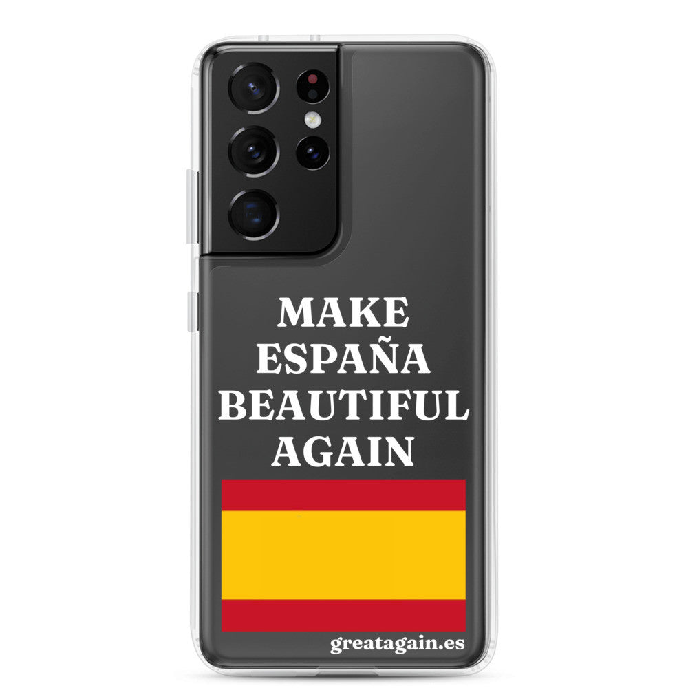 Carcasa transparente Samsung® Make España Beautiful Again