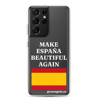 Carcasa transparente Samsung® Make España Beautiful Again