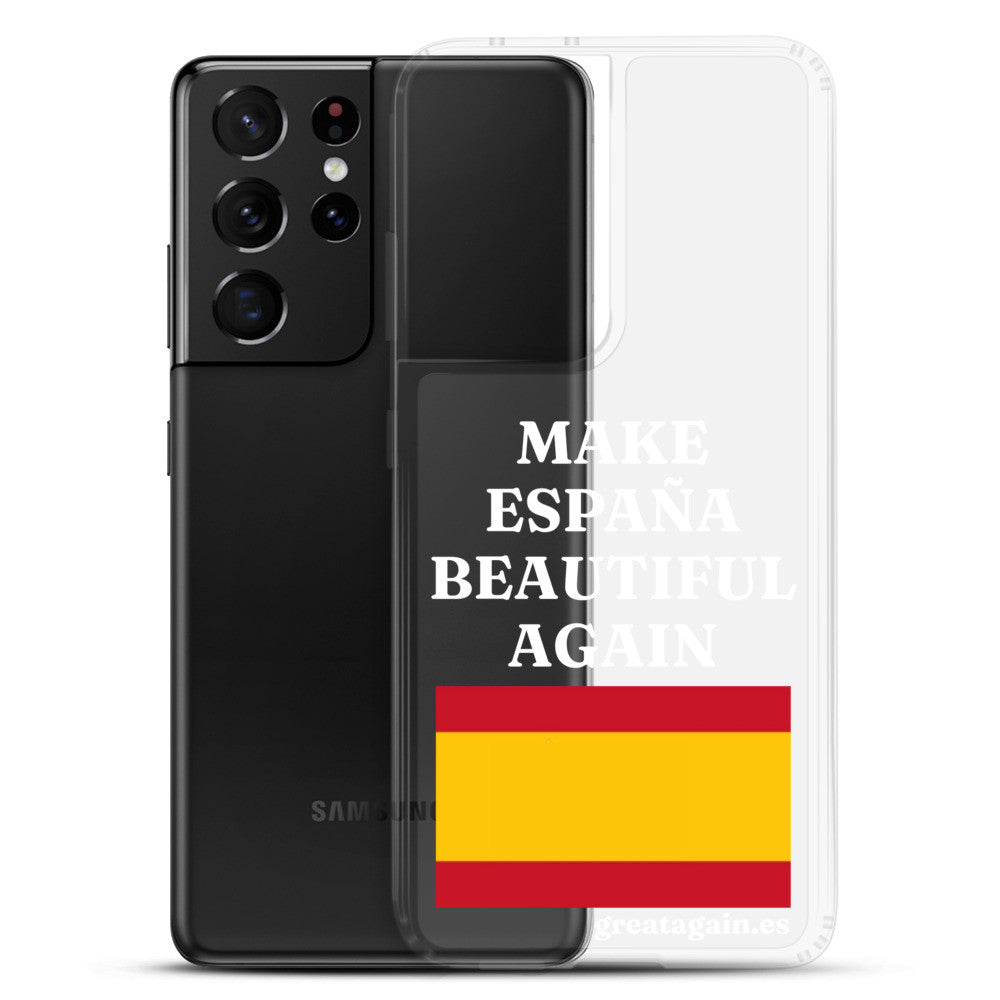 Carcasa transparente Samsung® Make España Beautiful Again
