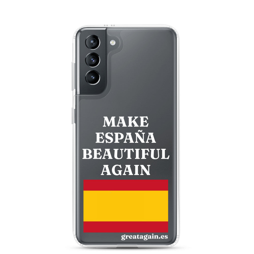 Carcasa transparente Samsung® Make España Beautiful Again