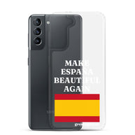 Carcasa transparente Samsung® Make España Beautiful Again