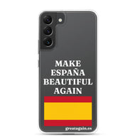 Carcasa transparente Samsung® Make España Beautiful Again