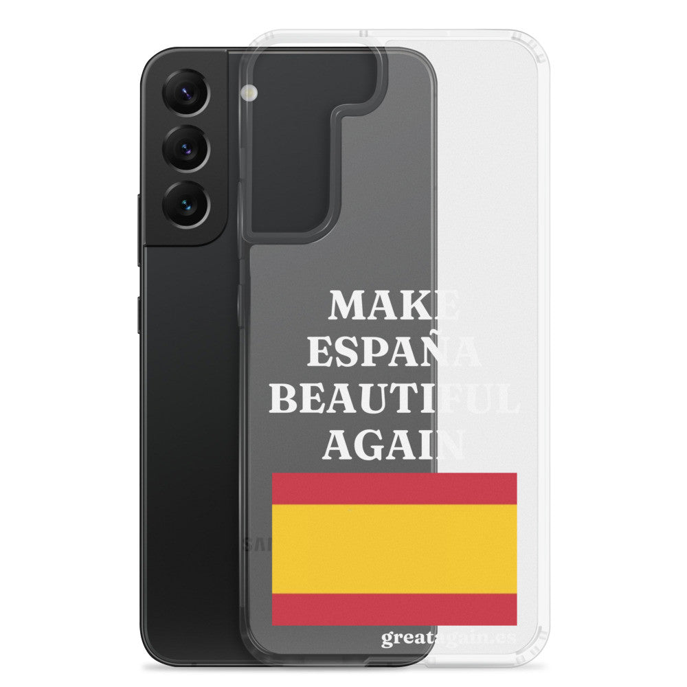 Carcasa transparente Samsung® Make España Beautiful Again