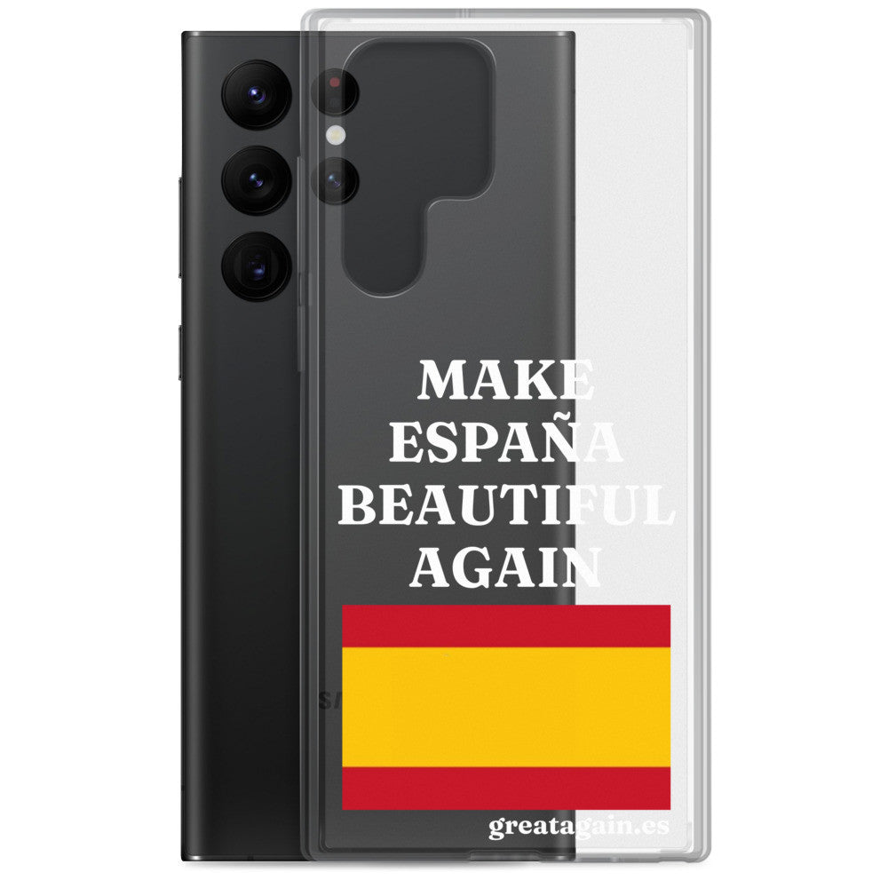 Carcasa transparente Samsung® Make España Beautiful Again