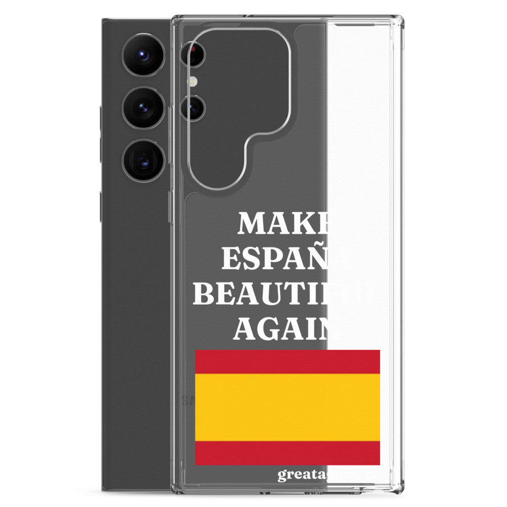 Carcasa transparente Samsung® Make España Beautiful Again