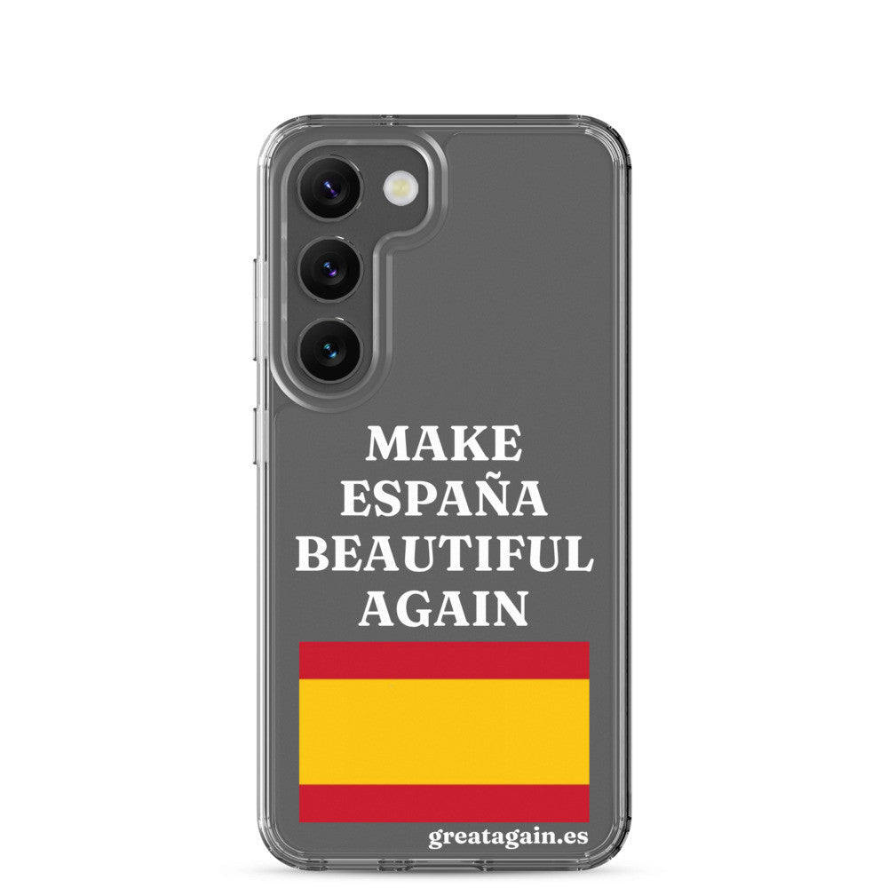 Carcasa transparente Samsung® Make España Beautiful Again