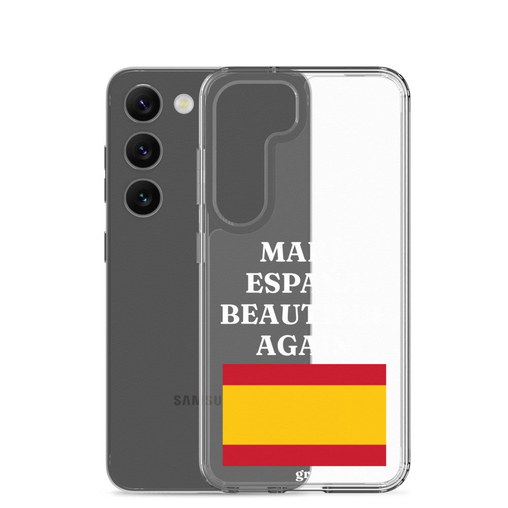 Carcasa transparente Samsung® Make España Beautiful Again