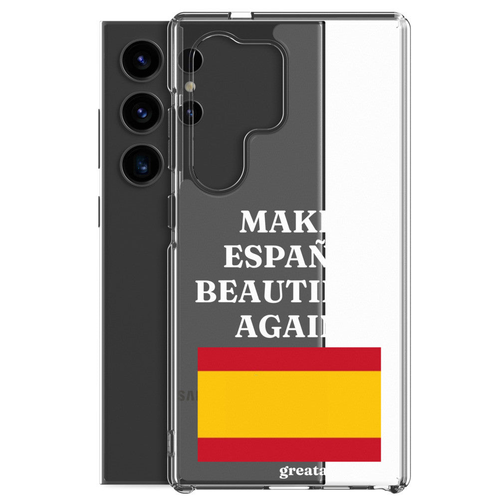 Carcasa transparente Samsung® Make España Beautiful Again