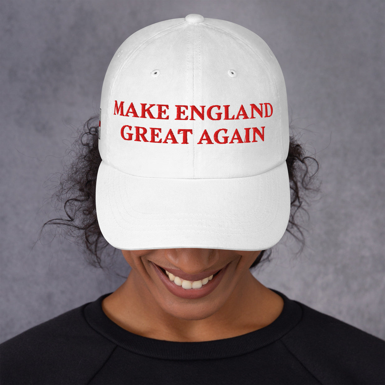 Gorra con bandera 