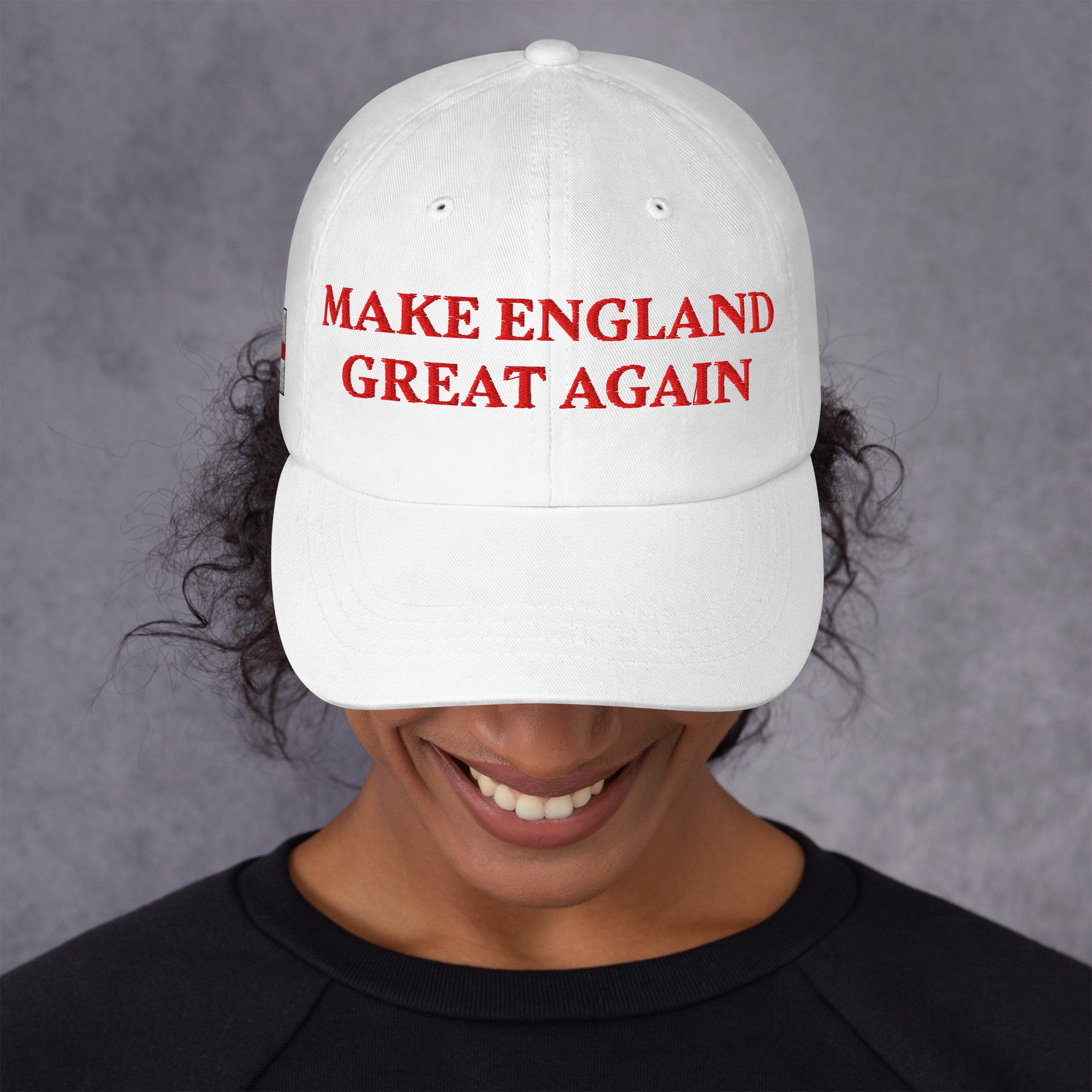 Gorra con bandera 