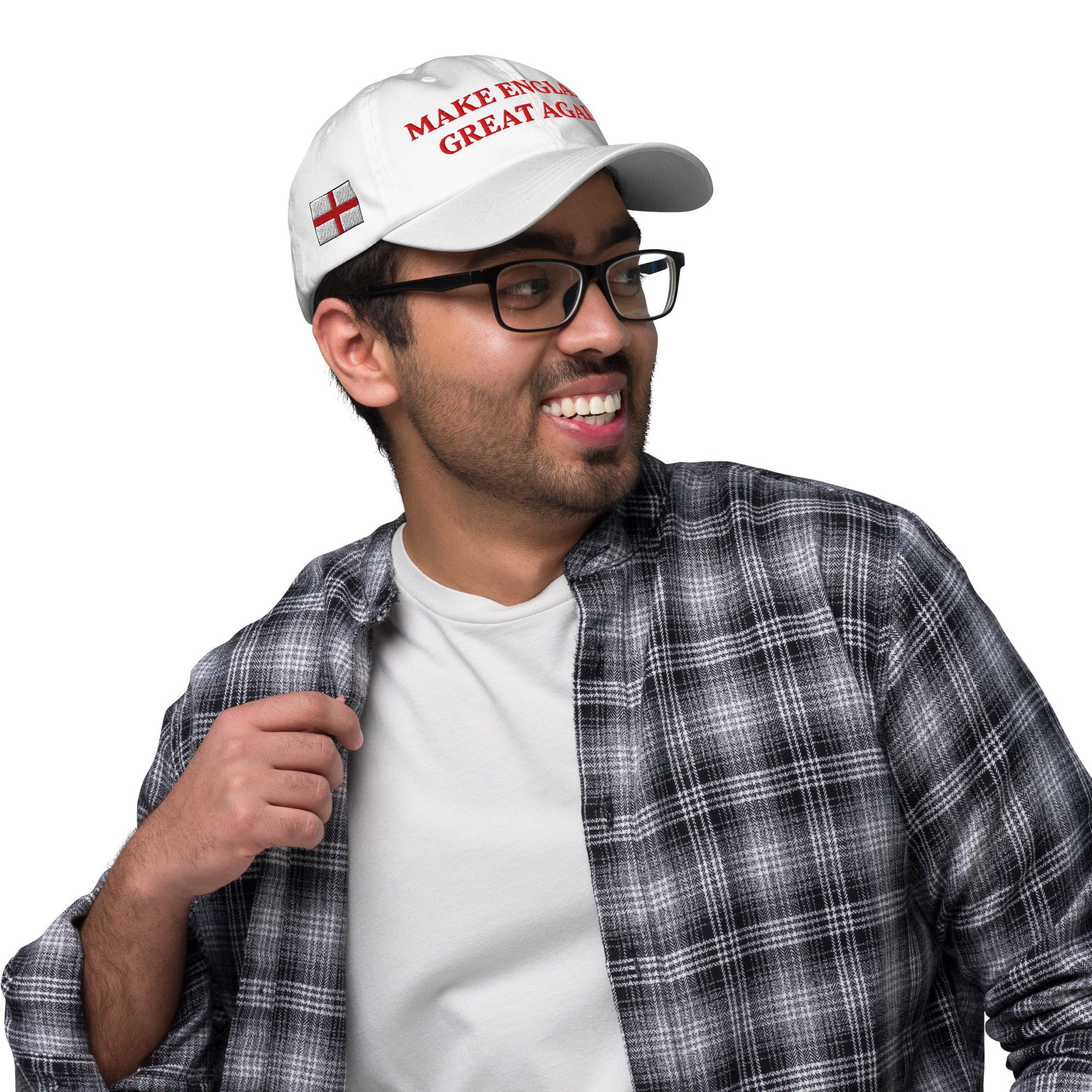 Gorra con bandera 